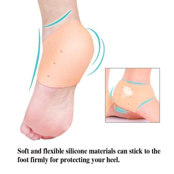 Silicone-Anti-crack-Half-Heel-Socks-Set